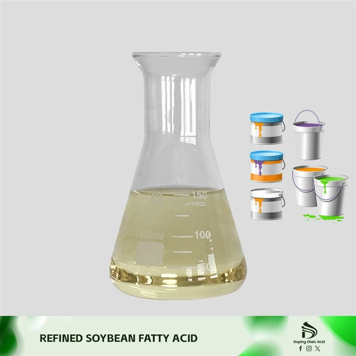 Manufacture Of Soya Refined Oleic Acid For Paint Industry,flotation Agent,collecting Agent For Ore, Soap Bar, Rubber Industry, Plastic Industry, Lubricating Oil,dimer Acid, Alkyd Resin,carbon Paper Coating Painting.