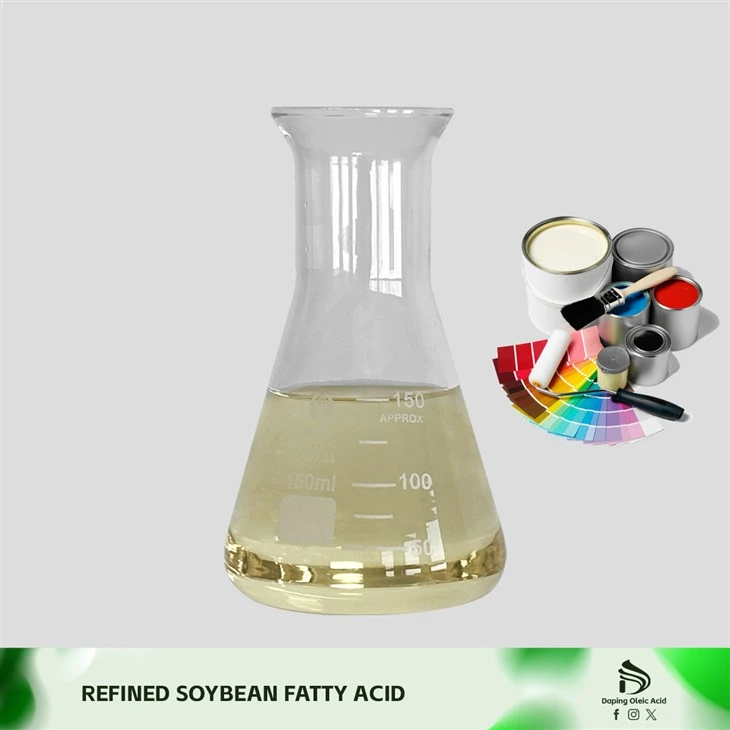 Manufacture Of Soya Refined Oleic Acid For Paint Industry,flotation Agent,collecting Agent For Ore, Soap Bar, Rubber Industry, Plastic Industry, Lubricating Oil,dimer Acid, Alkyd Resin,carbon Paper Coating Painting.