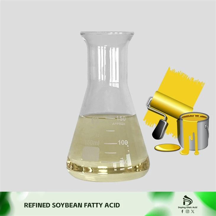 Manufacture Of Soya Refined Oleic Acid For Paint Industry,flotation Agent,collecting Agent For Ore, Soap Bar, Rubber Industry, Plastic Industry, Lubricating Oil,dimer Acid, Alkyd Resin,carbon Paper Coating Painting.